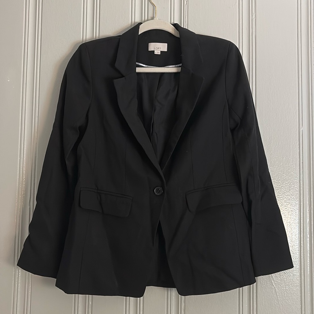 LOFT Black Blazer Jacket